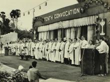 Invocation during the 10th Convocation, 1973