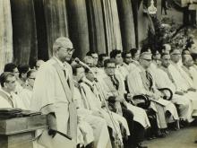 Prof. K. T. Chandy addresses the audience, 1973