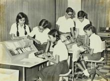 Ninth standard children in Kendriya Vidyalaya (IIT Campus) learn computer programming