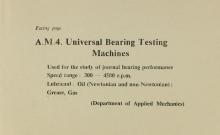 Universal Bearing Testing Machines