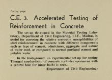 Accelerated testing of reinforcement in concrete