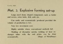 Explosive forming set-up