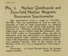 Nuclear Quadrupole and Zero-field Nuclear Magnetic Resonance Spectrometer