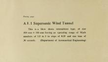 A.E.1 Supersonic Wind Tunnel