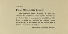 Bio.2. Myoelectric Trainer