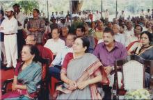 A section of the audience photographed during the Heritage Centre inauguration, 2006