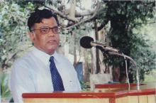 Prof. Ajit Kumar Kolar addresses the audience, 2006