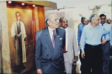 Inside the newly opened Heritage Centre, 2006