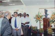 Inside the newly opened Heritage Centre, 2006