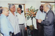 At the newly opened Heritage Centre, 2006