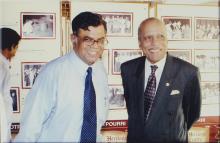 Prof. Ajit Kumar Kolar and Prof. A. Ramachandran at the Heritage Centre, 2006