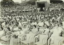 A section of the audience during the 18th Convocation, 1981