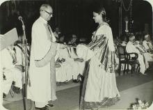 Prof. P. V. Indiresan awards a degree, 1981