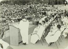 At the Open Air Theatre, 1981
