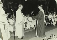 Prof. P. V. Indiresan awards a degree, 1981