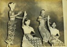 Dance performance during the inauguration of the Staff Club