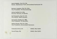 A list of some of the visitors, 2006