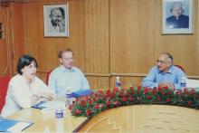 Prof. M. S. Ananth with delegates, 2006