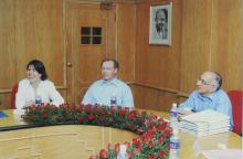 Prof. M. S. Ananth with delegates, 2006