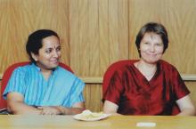 A photograph taken during the visit of delegates from TU-9 German Institutes of Technology