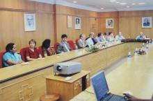 A photograph taken during the visit of delegates from TU-9 German Institutes of Technology