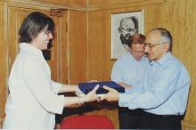 Prof. M. S. Ananth with delegates, 2006