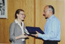 Prof. M. S. Ananth with a delegate, 2006