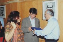 Prof. M. S. Ananth with delegates, 2006