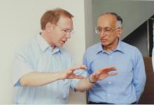 Prof. M. S. Ananth with a delegate, 2006