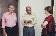 A photograph taken during the visit of delegates from TU-9 German Institutes of Technology