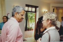 A photograph taken during the visit of delegates from TU-9 German Institutes of Technology