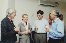 Prof. M. S. Ananth with delegates, 2006