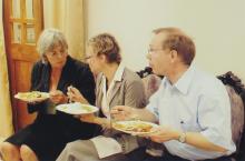 Delegates from Germany having lunch, 2006