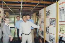 Prof. Ajit Kumar Kolar with delegates at the Heritage Centre, 2006