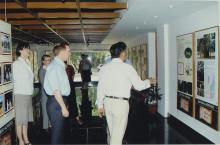 Prof. Ajit Kumar Kolar with delegates at the Heritage Centre, 2006