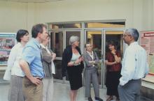 A photograph taken during the visit of delegates from TU-9 German Institutes of Technology