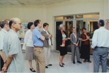 A photograph taken during the visit of delegates from TU-9 German Institutes of Technology