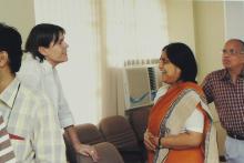 A photograph taken during the visit of delegates from TU-9 German Institutes of Technology