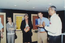 A photograph taken during the visit of delegates from TU-9 German Institutes of Technology