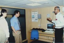 A photograph taken during the visit of delegates from TU-9 German Institutes of Technology