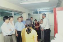 A photograph taken during the visit of delegates from TU-9 German Institutes of Technology