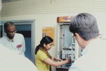 A photograph taken during the visit of delegates from TU-9 German Institutes of Technology