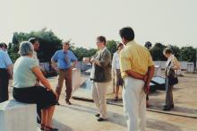 A photograph taken during the visit of delegates from TU-9 German Institutes of Technology