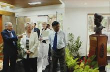 Prof. M. S. Ananth and Prof. Ajit Kumar Kolar with Dr. Annette Schavan at the Heritage Centre, 2008