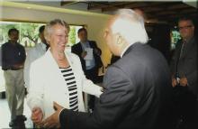 Dr. Annette Schavan and Mr. Kapil Sibal at the Heritage Centre of IIT Madras, 2008