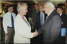 Dr. Annette Schavan and Mr. Kapil Sibal at the Heritage Centre of IIT Madras, 2008