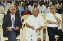 Professors V. S. Raju, P. V. Indiresan and N. V. C. Swamy at IIT Madras, 2008