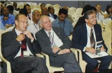 Delegates photographed at an event, 2008
