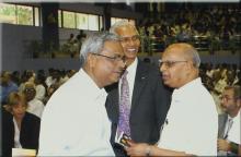 A photograph taken during the celebration of the Golden Jubilee of Indo-German Cooperation In Higher Education, 2008