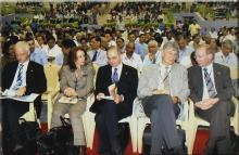 Delegates photographed at an event, 2008